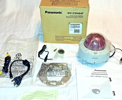 Cámara domo Panasonic WV-CW484F Super Dynamic III resistente al vandalismo nueva en caja Foto 1 de 4
