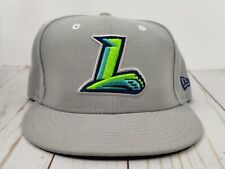 New Era Lynchburg Hillcats Gray MILB Baseball Fitted 7 1/2 Cap Hat  59Fifty