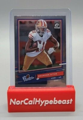 2020 Panini Donruss Optic Football Brandon Aiyuk The Rookies Insert TR-BA Rookie - Image 1 of 2