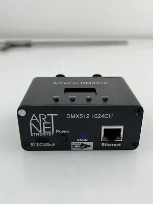 2 Port Artnet sACN RDM to DMX512 Node light controller  | Unlock  MA2 4096CH - Image 1 of 4