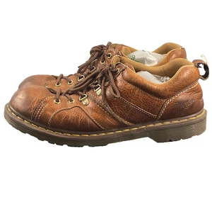 Zapatos Dr Martens Para Hombres 12M Cuero Marrón Finnegan Oxfords Gruesos Derby Envejecidos - Imagen 1 de 14