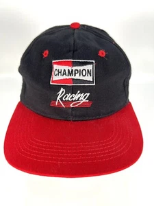 Vintage Champion Spark Plugs Racing Hat Cap - Hook & Loop Adjustable Size VGC - Picture 1 of 8