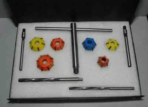 Volvo B 230/B20 Heads Valve seat Cutter SetCarbide Tipped3Angle Cut Box Set BEST - Picture 1 of 6