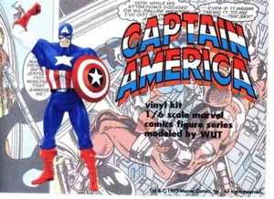 13" Captain America Comic Version Movie Unbuilt Unpainted Vinyl Model Kit 1/6 - Picture 1 of 2