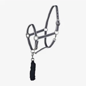 Horze Glarus Halter & Lead Set- Dark Navy - Size: Cob - Picture 1 of 1