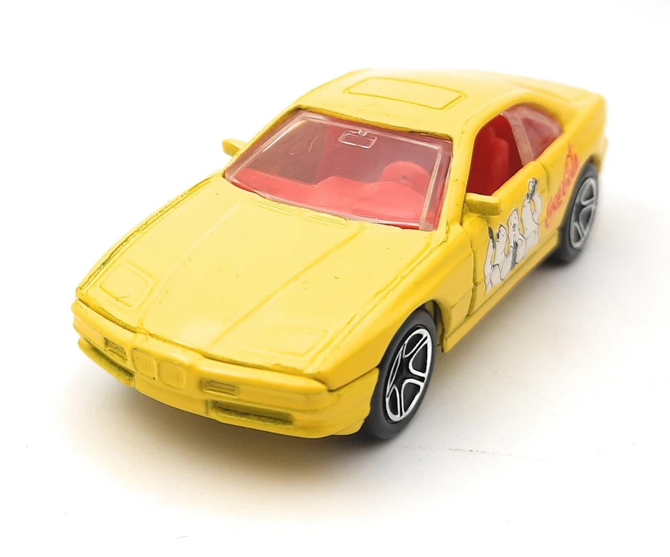 Matchbox Superfast BMW 850i yellow Coca Cola 5 Pack exclusive. MBX 1999 loose - Image 1 of 3