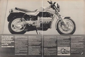BMW K 100 - Reklame Werbeanzeige Original-Werbung 1984 (1) - Bild 1 von 1