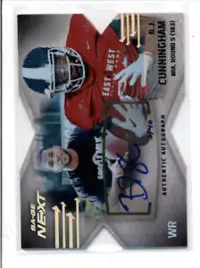 B.J. CUNNINGHAM 2012 SAGE NEXT DIE-CUT CUT ROOKIE AUTOGRAPH AUTO RC #/40 AH5282 - Picture 1 of 1