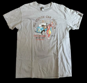 All British Car Club Show G.R. THomas Sanford FL Shirt Large L Grey 2023 - Picture 1 of 5