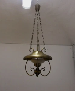 ✅ SPLENDIDO LAMPADARIO DA DISIMPEGNO EPOCA 1950 ANTIQUE - 3995 - Picture 1 of 9