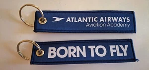 ATLANTIC AIRWAYS BORN TO FLY Schlüsselanhänger, Atlantic Aviation Academy Originalausgabe - Bild 1 von 1