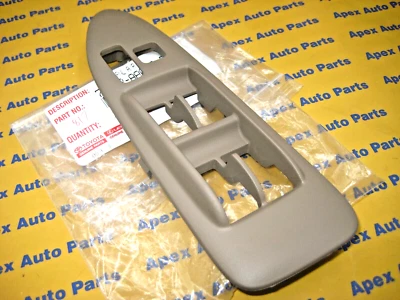 Bisel interruptor maestro ventana eléctrica Toyota Camry lado del conductor OEM bronceado 1997-2001 Foto 1 de 4