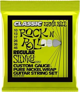 Ernie Ball Regular Slinky Classic Pure Nickel Corde per chitarra elettrica, 10-46 - Foto 1 di 2