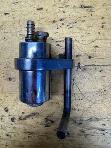 Harley-Davidson Chopper Oil Cooler Remote Mount Chrome Canister - Picture 1 of 7