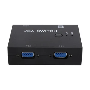 VGA-Umschalter Multi-Computer-Hostkonverter Mit 2 Eingängen + 1 Ausgang 2 - Afbeelding 1 van 22