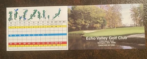 Echo Valley Golf Club - NEW Scorecard - Wellington, Ohio - Picture 1 of 2