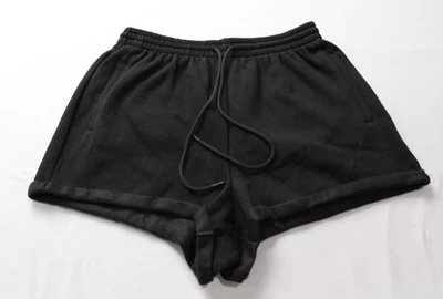 Pantalones Cortos Victoria's Secret ROSA Para Mujer Ivy Polar Dobladillo Enrollado WR4 Negro Puro Grande Foto 1 de 3