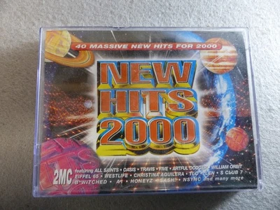 New Hits 2000  40 Massive hits - Double Cassette Tape Album - 2000- NM Foto 1 de 3
