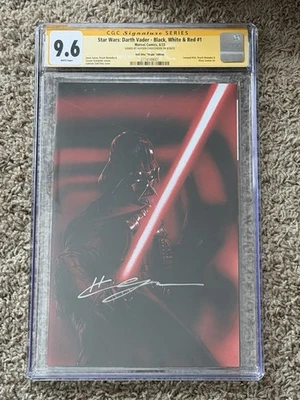 Star Wars Darth Vader Black White & Red #1 1:100 CGC 9.6 HAYDEN CHRISTENSEN AUTO - Image 1 of 2