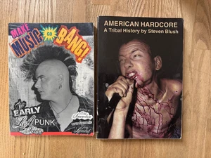 Punk Rock Music History Book lot American Hardcore Make The Music Go Bang! - Picture 1 of 2