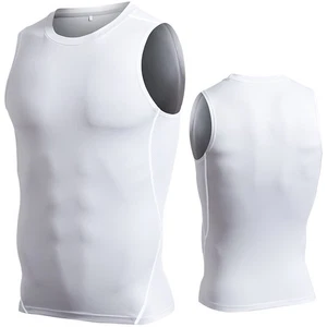 Sports Vest Men's Tight Fitting Fitness Training Running Speed Drying Basketball - Picture 1 of 25