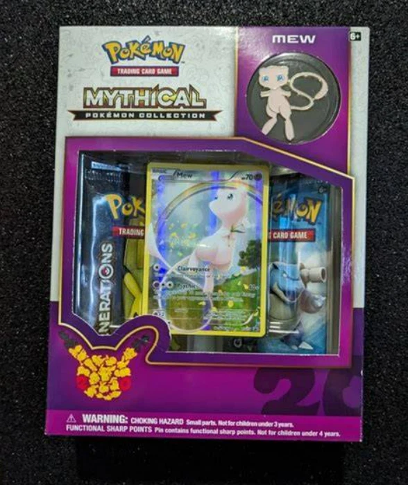 Pokemon TCG Mew Mythical Pokemon Collection Generations - Image 1 of 1