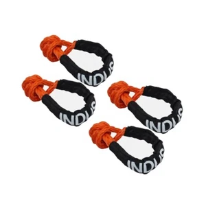 Indusafe 4PK 1/2"x22" Synthetic Soft Shackle Recovery Rope  Straps BS 37400LBS - Picture 1 of 8