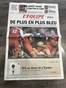 L'Equipe Journal 19/08/2007; Xv de France-Angleterre 22-9/ Lorient bat Lyon - Imagen 1 de 1