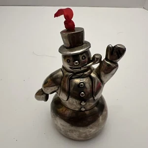 Godinger Silver Art Co Frosty der Schneemann Glocke Ornament - Bild 1 von 6