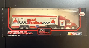 1992 Racing Champions 1:64 NASCAR Team Transporter Morgan Shepherd Wood Bros #21 - Picture 1 of 3