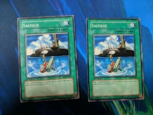2x - Salvage - SD4-EN023 - Common - 1st Ed - Damaged  - Picture 1 of 5