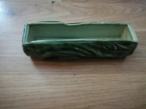 Vintage Wade Green Glazed Posy Log Trough VGC - Picture 1 of 6