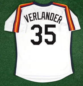 AUTHENTIC MAJESTIC JUSTIN VERLANDER ALL SIZES HOUSTON ASTROS TBC Jersey USA 6240 - Picture 1 of 6