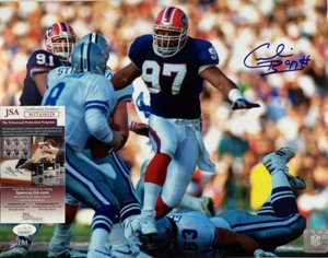 VTG Cornelius Bennett Buffalo Bills Rare Signed Autographed 11×14 Photo JSA COA - Picture 1 of 7