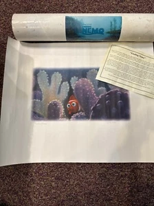 RAR Disney Pixar Findet Nemo signierter Litho Druck limitierte Auflage von 1655/2500 - Bild 1 von 5