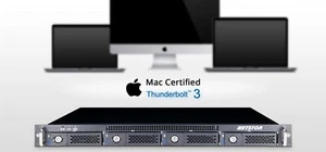 24TB Netstor NS370TB3 Doppelt Thunderbolt 3 Raid Lager 4-Bay Rackmount 4x 6TB - Bild 1 von 2