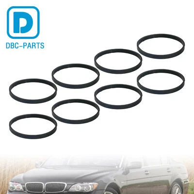 8x Intake Manifold Gaskets for 2006-2010 BMW 550i 650i 780i 780Li X5 4.8L Foto 1 de 4