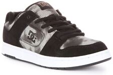 Dc Shoes Manteca 4 S comfort Side Logo Lace Up Skate Shoe Black Grey UK 3 - 12