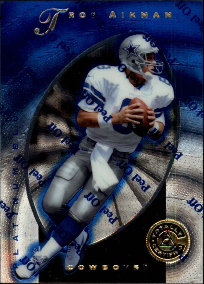 1997 Totally Certified Football Platinum Blue Singles xxxx/2499 - You Choose - Image 1 of 1