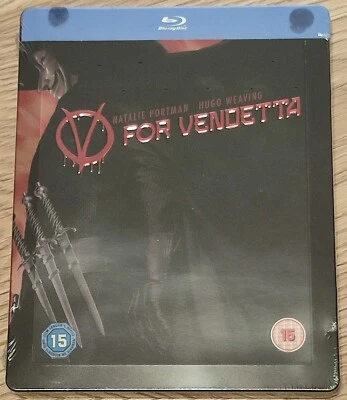 V For Vendetta (UK release) Steelbook Blu-Ray NEW&SEALED!!! - Image 1 of 4