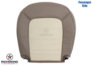 Ford Explorer Eddie Bauer 2002 - cubierta de asiento inferior lateral de cuero bronceado para pasajeros - Imagen 1 de 8