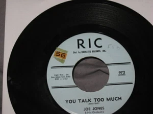 JOE JONES - YOU TALK TOO MUCH B/W - I LOVE YOU STILL VG+,NICE - Picture 1 of 2