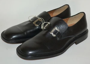 NEW FERRAGAMO MENS LEATHER LOAFERS SHOES US 6.5 EU 39.5 - Bild 1 von 11