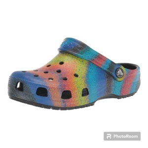 Crocs Classic Tie Dye Adult Clogs - Picture 1 of 5
