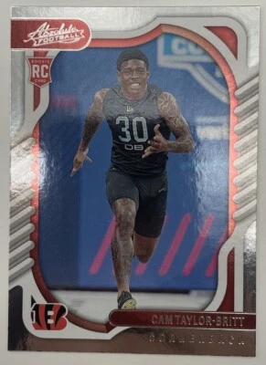 2022 Panini Absolute #150 Cam Taylor-Britt  Cincinnati Bengals Rookie - Image 1 of 2