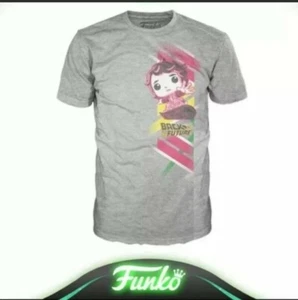 Funko Pop Tee T-Shirt - Marty McFly with Hoverboard - Size L / G / G - Picture 1 of 3
