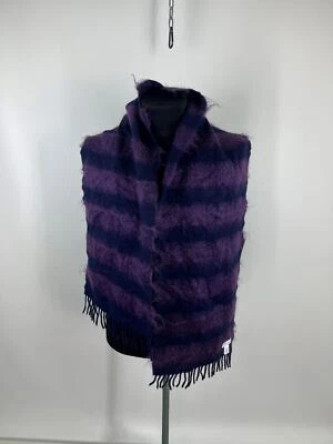 Paul Smith Wool Angora Striped Scarf - Image 1 of 4
