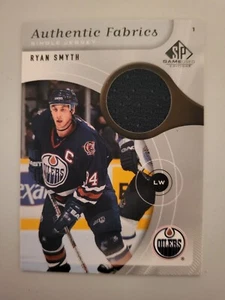 Ryan Smyth 2005-06 SP Game Used Authentic Fabrics Jersey Card - Picture 1 of 2