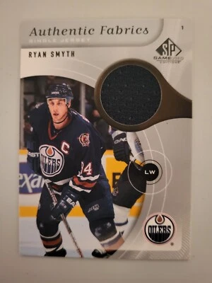Ryan Smyth 2005-06 SP Game Used Authentic Fabrics Jersey Card - Image 1 of 2