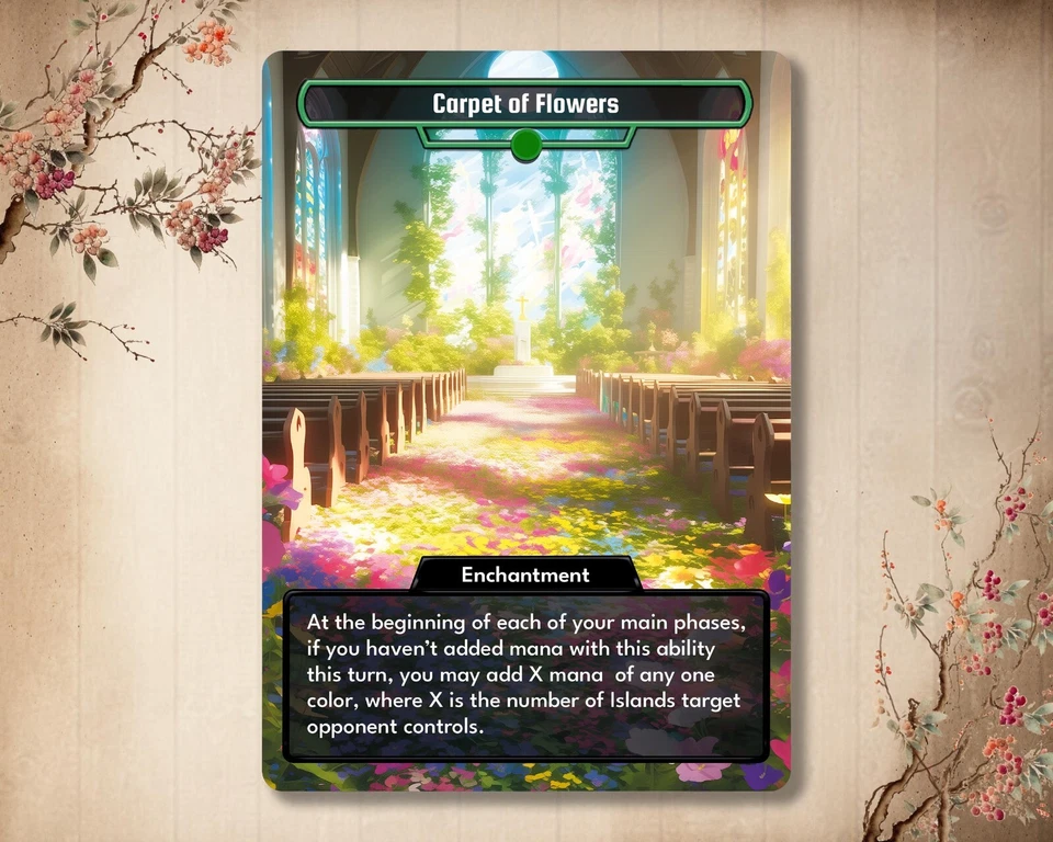 Carpet of Flowers #1 - High Quality Custom Card [ Alternative Custom Art ] - Imagen 1 de 1